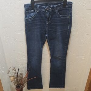 Apt. 9 Women’s Boot Cut Jeans in Dark Blue Wash